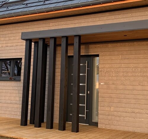 bardage bois agencement portes fenêtres terrasse