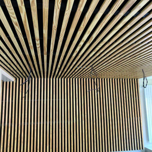 Plafond et murs bois